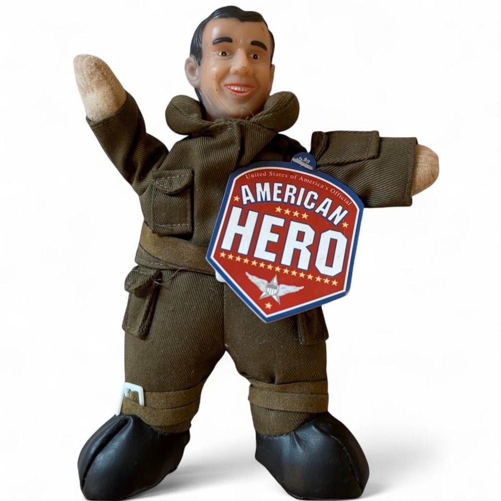 Vintage American Hero Talking Flight Suit Doll Beverly Hills Teddy Bear Co Pilot